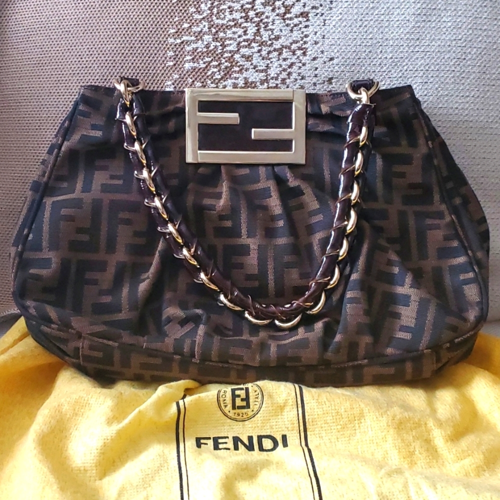Fendi Mia Zucca Shoulder Bag